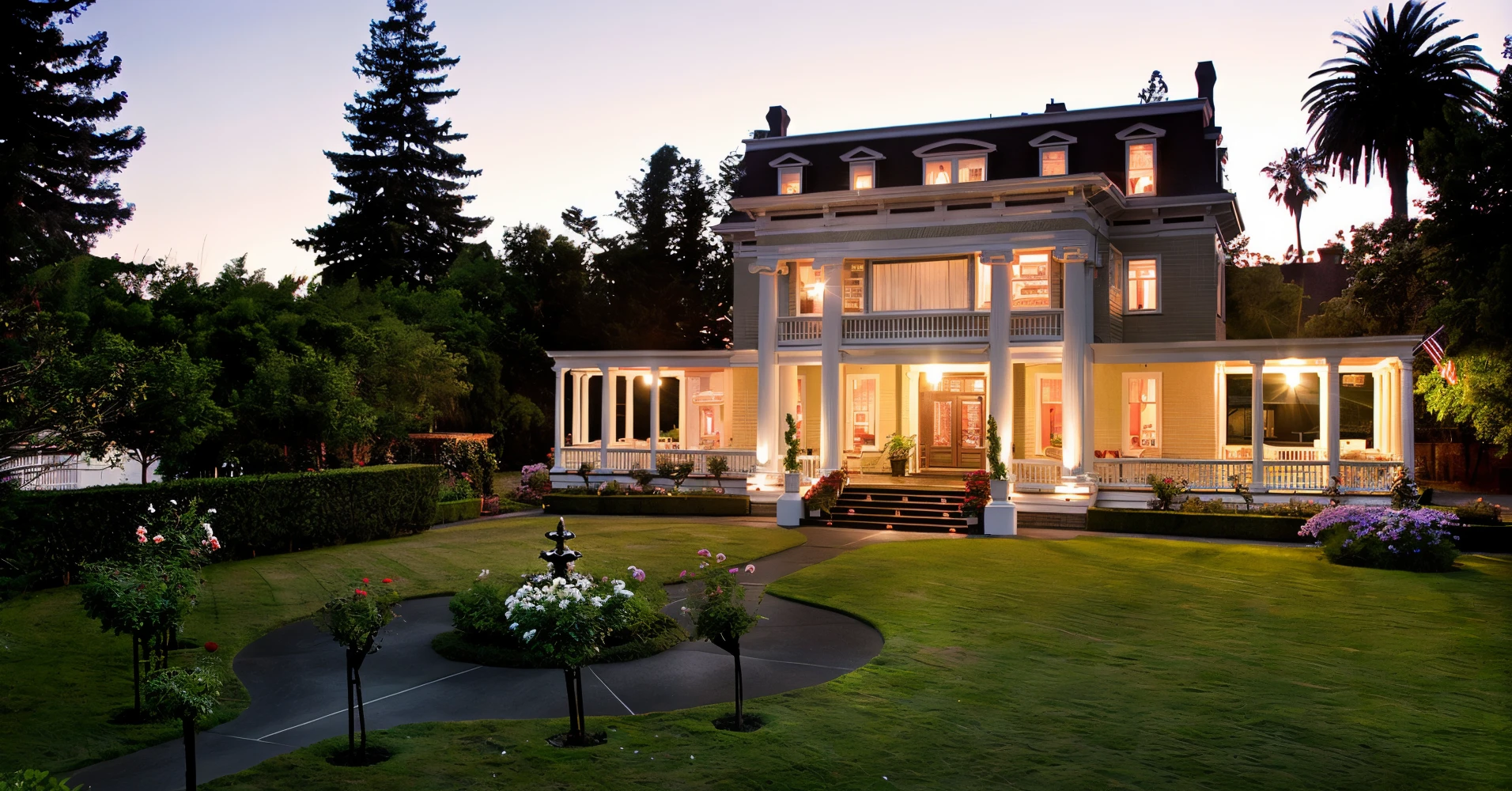 Churchill Manor still, upscaled to 2K